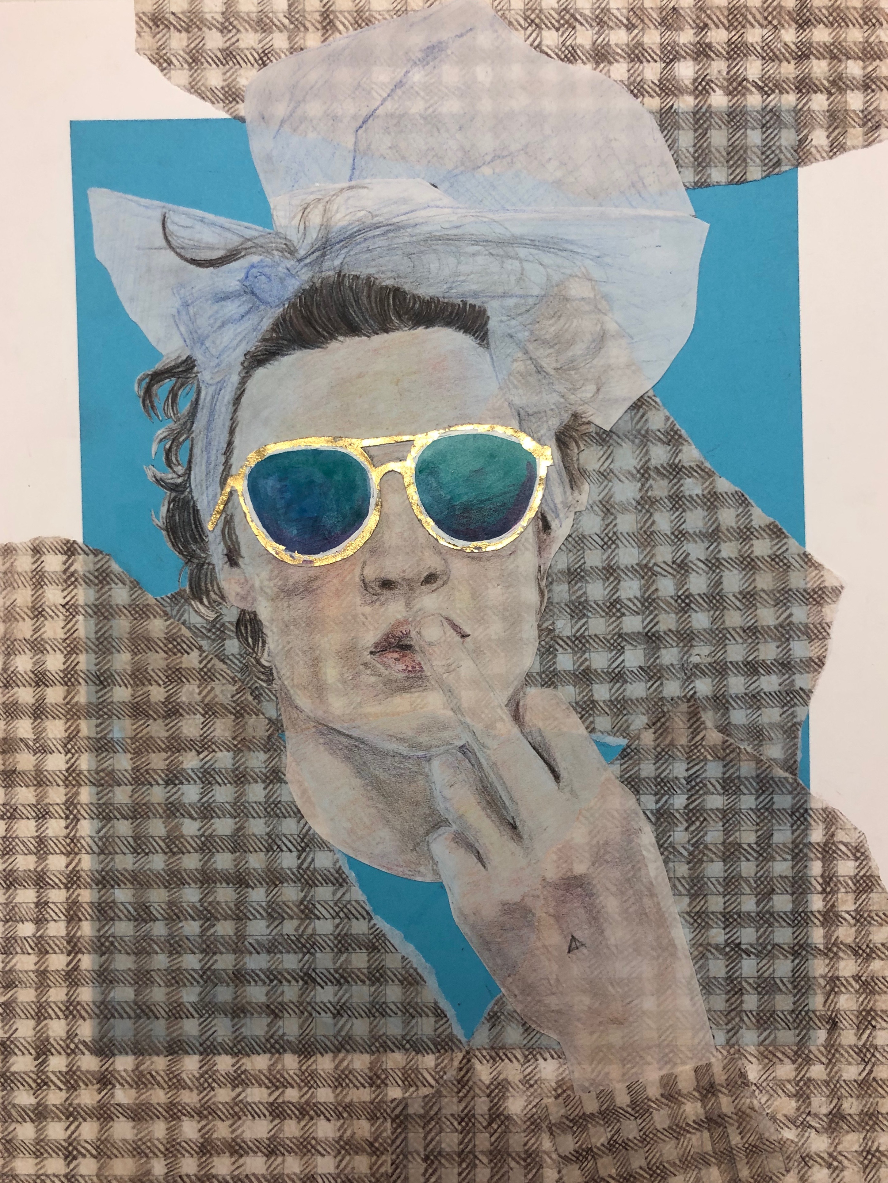 Colored pencil drawing of myself